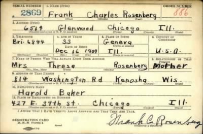 Thumbnail for Frank Charles > Rosenberg, Frank Charles (1907)