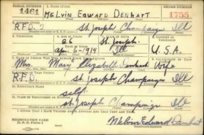 Thumbnail for Melvin Edward > Denhart, Melvin Edward (1914)