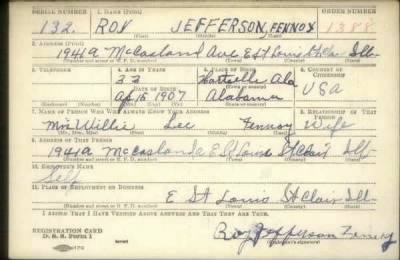 Thumbnail for Roy Jefferson > Fennoy, Roy Jefferson (1907)