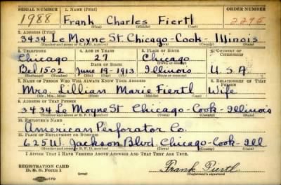 Thumbnail for Frank Charles > Fiertl, Frank Charles (1913)