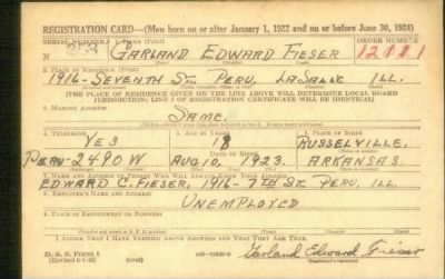 Thumbnail for Garland Edward > Fieser, Garland Edward (1923)