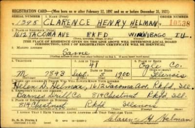 Thumbnail for Clarence Henry > Helman, Clarence Henry (1900)