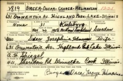 Thumbnail for Birger Oscar George > Helmanson, Birger Oscar George (1908)