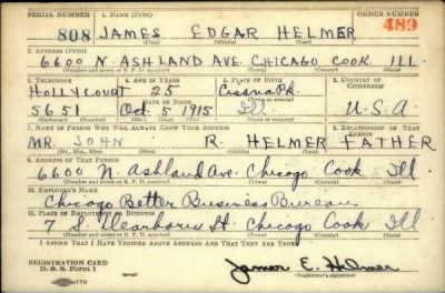 Thumbnail for James Edgar > Helmer, James Edgar (1915)