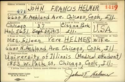 Thumbnail for John Francis > Helmer, John Francis (1913)