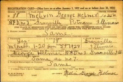 Thumbnail for Melvin George > Helmer, Melvin George (1924)