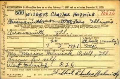 Thumbnail for Wilbert Charles > Helmick, Wilbert Charles (1921)