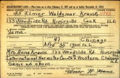 Thumbnail for Elmer Waldemar > Krause, Elmer Waldemar (1900)