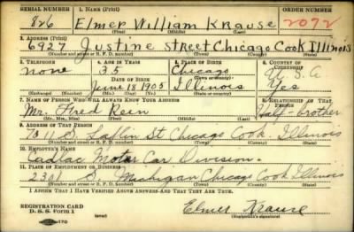 Thumbnail for Elmer William > Krause, Elmer William (1905)