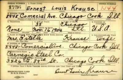 Thumbnail for Ernest Louis > Krause, Ernest Louis (1904)