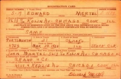 Edward > Mertel, Edward (1920)