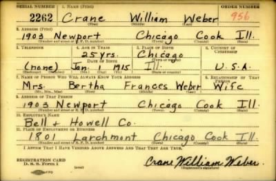 Thumbnail for Crane William > Weber, Crane William (1915)