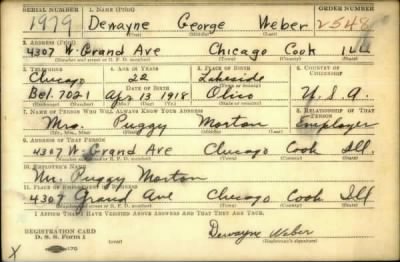 Thumbnail for Dewayne George > Weber, Dewayne George (1918)