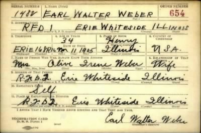 Thumbnail for Earl Walter > Weber, Earl Walter (1905)