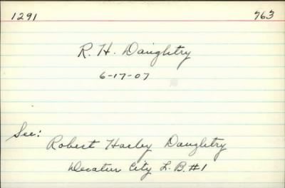 Thumbnail for Darnell Gale > Daughtry, Darnell Gale (1915)