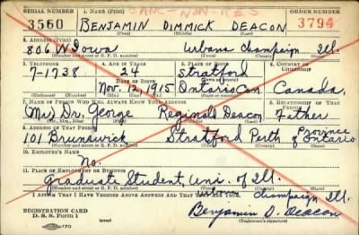 Thumbnail for Benjamin Dimmick > Deacon, Benjamin Dimmick (1915)