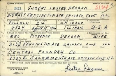 Thumbnail for Gilbert Lester > Deacon, Gilbert Lester (1916)