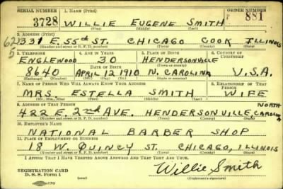 Thumbnail for Willie Eugene > Smith, Willie Eugene (1910)