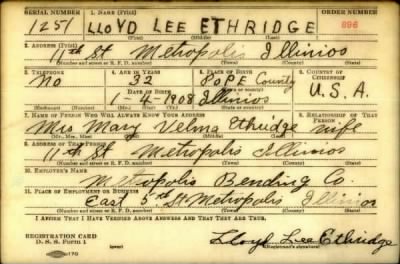 Thumbnail for Lloyd Lee > Ethridge, Lloyd Lee (1908)