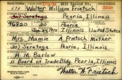 Thumbnail for Walter William > Frietsch, Walter William (1910)