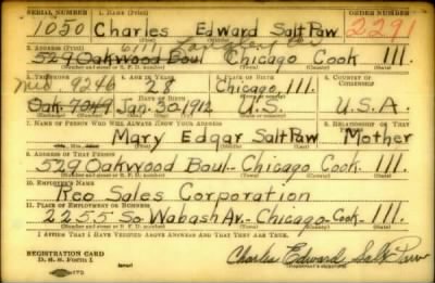 Thumbnail for Charles Edward > Saltpaw, Charles Edward (1912)