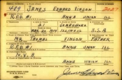 Thumbnail for James Edward > Vinson, James Edward (1919)