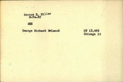 Thumbnail for George Paul > Miller, George Paul (1904)