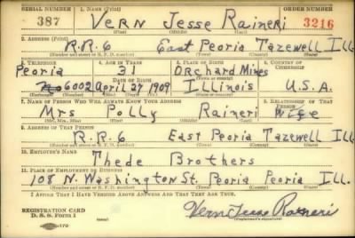 Thumbnail for Vern Jesse > Raineri, Vern Jesse (1909)