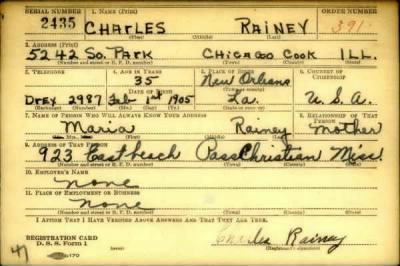 Thumbnail for Charles > Rainey, Charles (1905)