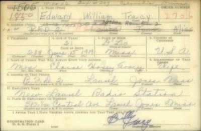 Thumbnail for Edward William > Tracy, Edward William (1919)