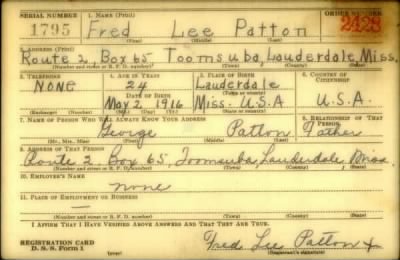 Thumbnail for Fred Lee > Patton, Fred Lee (1916)