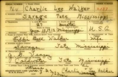 Thumbnail for Charlie Lee > Walker, Charlie Lee (1913)