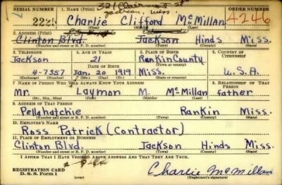 Thumbnail for Charlie Clifford > McMillan, Charlie Clifford (1919)