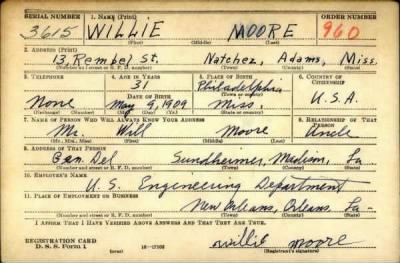 Thumbnail for Willie > Moore, Willie (1909)