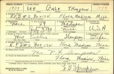 Thumbnail for Lee Gale > Thompson, Lee Gale (1911)