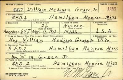 Thumbnail for William Madison Jr > Grace, William Madison Jr (1913)