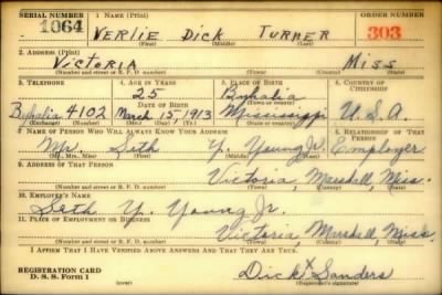 Thumbnail for Verlie Dick > Turner, Verlie Dick (1913)