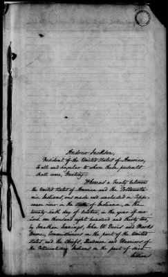 Thumbnail for Oct. 11, 1832-Dec. 17, 1834 > 175 - Potawatomi on Tippecanoe River in the State of Indiana, October 26, 1832.