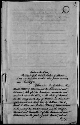 Oct. 11, 1832-Dec. 17, 1834 > 176 - Shawnee and Delaware at Castor Hill in the County of St. Louis in the State of Missouri, October 26, 1832.