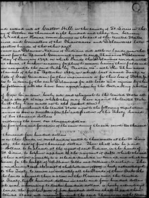 Oct. 11, 1832-Dec. 17, 1834 > 176 - Shawnee and Delaware at Castor Hill in the County of St. Louis in the State of Missouri, October 26, 1832.