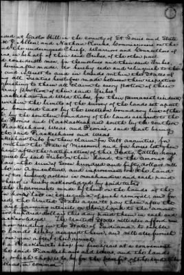 Oct. 11, 1832-Dec. 17, 1834 > 180 - Piankeshaw and Wea at Castor Hill in the State of Missouri, October 29, 1932.