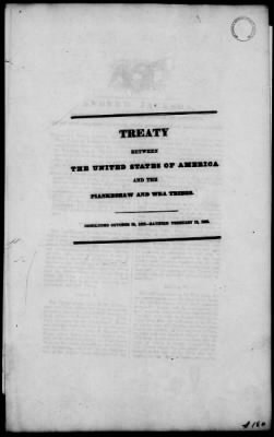 Oct. 11, 1832-Dec. 17, 1834 > 180 - Piankeshaw and Wea at Castor Hill in the State of Missouri, October 29, 1932.