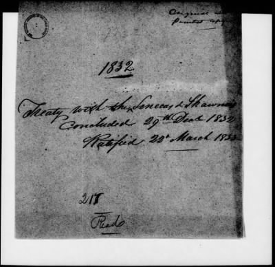 Oct. 11, 1832-Dec. 17, 1834 > 180 - Piankeshaw and Wea at Castor Hill in the State of Missouri, October 29, 1932.