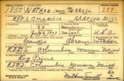 Thumbnail for Nathan > Terrell, Nathan (1907)