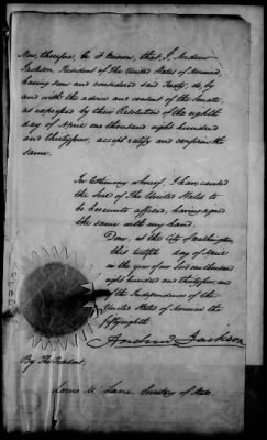 Thumbnail for Oct. 11, 1832-Dec. 17, 1834 > 185 - Seminole Concluded March 28th 1833. Ratified Apri 18th 1834.