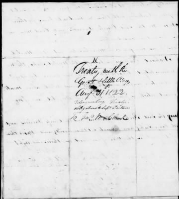 Thumbnail for Aug. 24, 1818-Nov. 7, 1825 > 117 - Ottawa, Chippewa and Potawatomi at Chicago, August 29, 1821