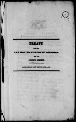 Thumbnail for Oct. 11, 1832-Dec. 17, 1834 > 185 - Seminole Concluded March 28th 1833. Ratified Apri 18th 1834.