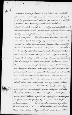 Thumbnail for Oct. 10, 1865-Apr. 7, 1866 > 343 - Comanche and Kiowa Tribes of Indians at the Council Ground on the Little Arkansas River eight miles from the mouth of said river, in the State of Kansas; October 18, 1865.