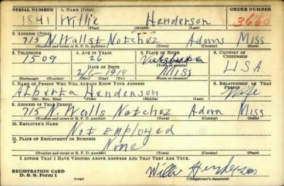 Thumbnail for Willie > Henderson, Willie (1914)