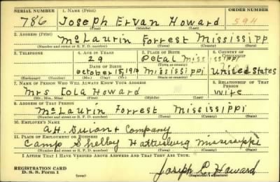 Thumbnail for Joseph Ervan > Howard, Joseph Ervan (1910)